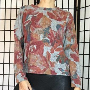 CREW NECK LONGSLEEVE TOP FROM ANTHROPOLOGIE - size extra small